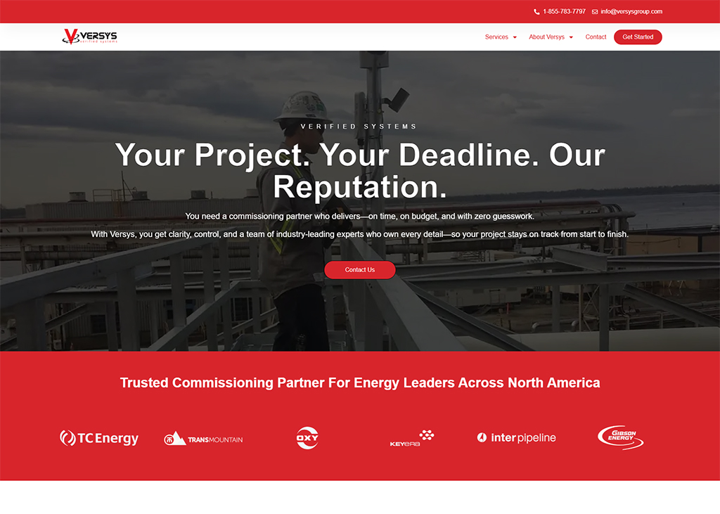 Versys Website Design Project