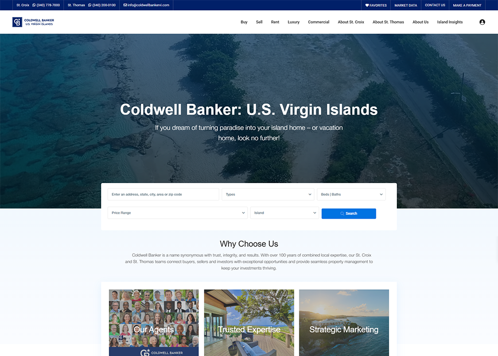 Real Estate Website Design Project